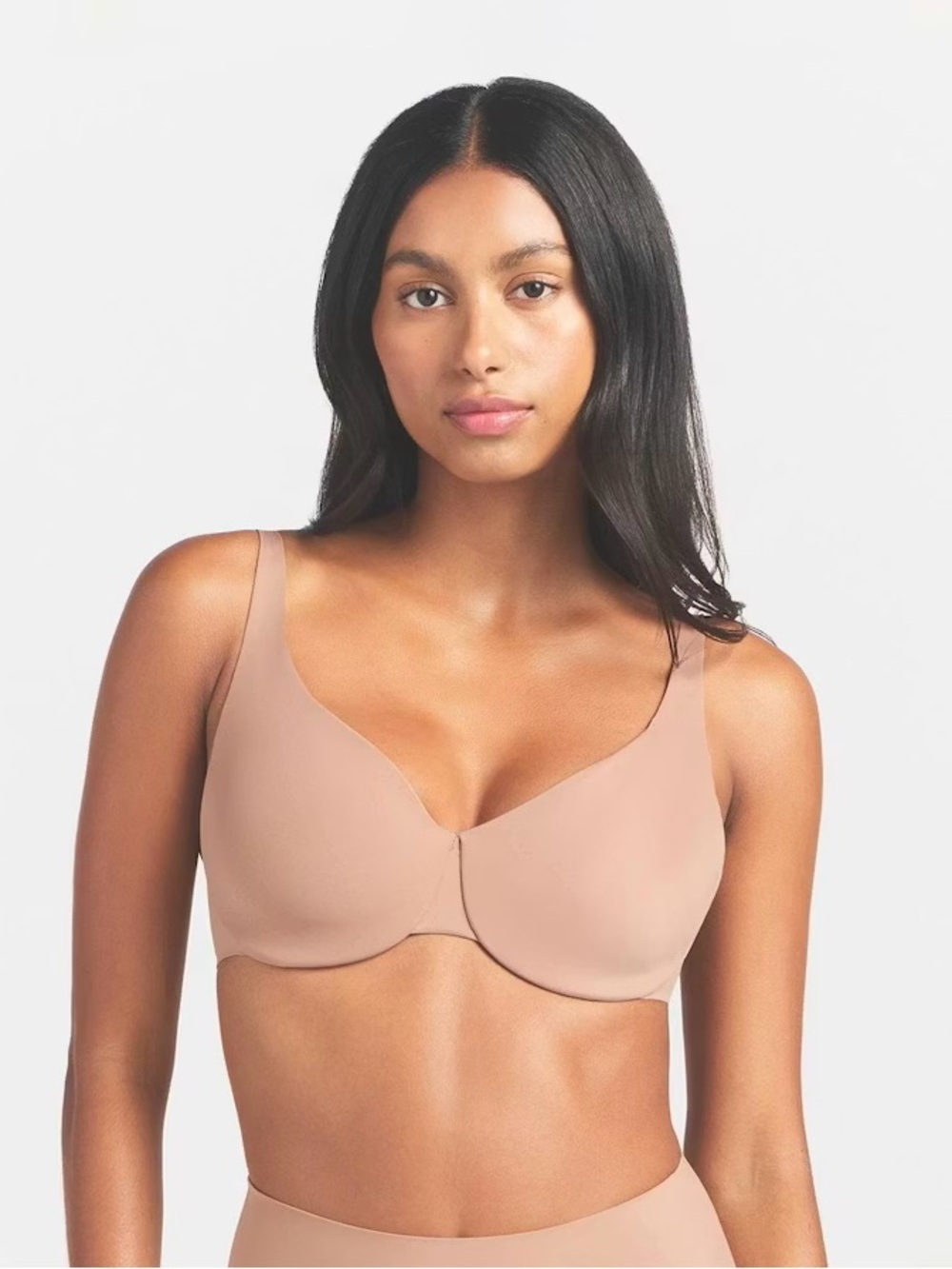 SKIMS Smoothing Intimates Lightly Lined Full Coverage Bra - Color: SIENNA